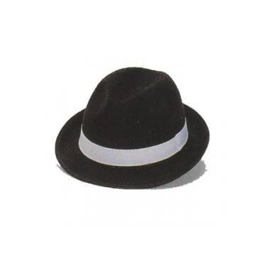 Sombrero Gánster Fieltro Negro