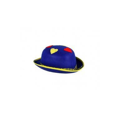 Sombrero Hongo Azul con Corazones