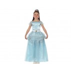 DISFRAZ PRINCESA CUENTO AZUL INFANTIL