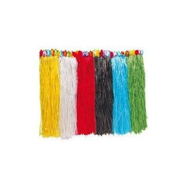 FALDA HAWAIANA LARGA AMARILLA