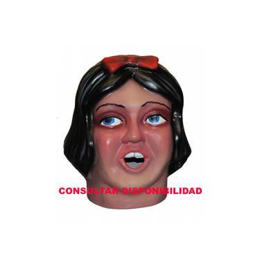 Cabezudo para niños Blancanieves