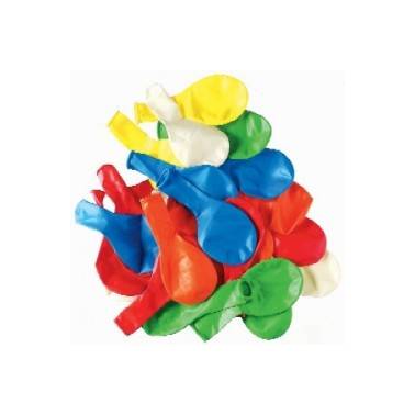 Globos Normales Colores Surtidos, 25 UN.