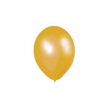 Globos Metalizado Oro, 100 Unidades
