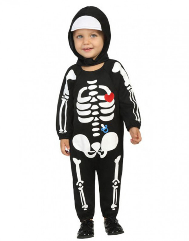 Comprar Disfraz de Esqueleto niño bebe para Halloween