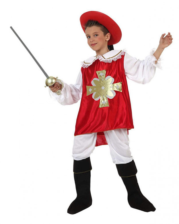 Comprar Disfraz de Mosquetero Rojo para Niños