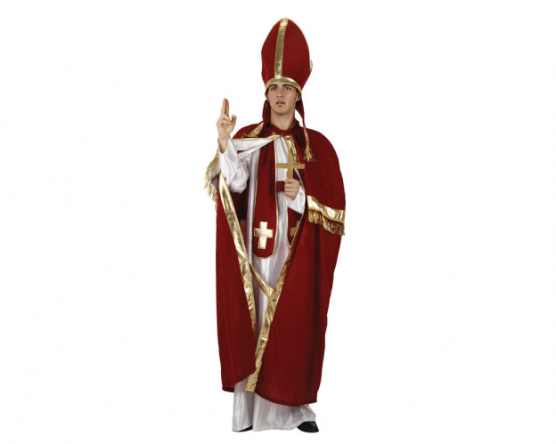 Comprar Disfraz de Obispo Rojo para Hombre